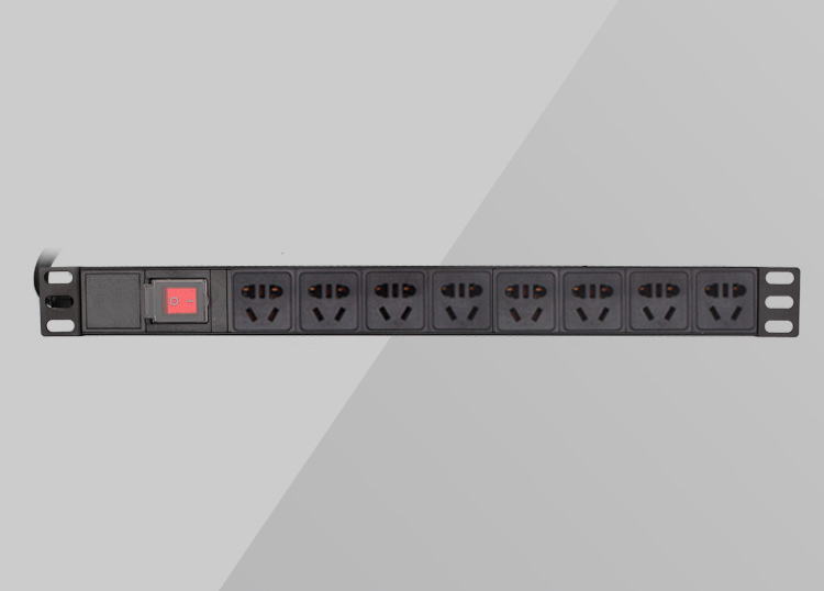 国标五孔PDU机柜电源插座带指示灯开关